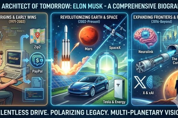The Architect of Tomorrow: A Comprehensive Biography of Elon Musk